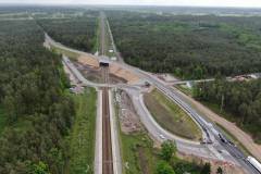 Rail Baltica, wiadukt drogowy, Topór, nowy wiadukt drogowy