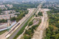 TBM, budowa tunelu, drążenie tunelu kolejowego, Łódź Koziny, Łódź Śródmieście, szacht, komora