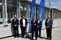 E75, Rail Baltica, nowe przejście podziemne, briefing prasowy, przystanek, Topór