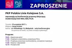 E75, Rail Baltica, Białystok, CEF, konferencja prasowa