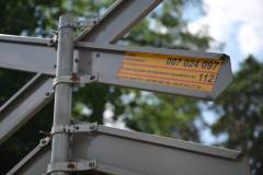 bezpieczeństwo, krzyż św. Andrzeja, Józefów, przejście pieszo-rowerowe