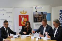 podpisanie umowy, budowa tunelu, Warszawa Wesoła, Praskiego Pułku