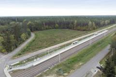 E75, Rail Baltica, CEF, nowy przystanek, Zaręby Kościelne