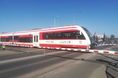 przejazd kolejowo-drogowy, pociąg, LK356, Wągrowiec