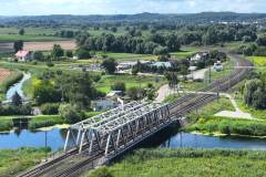 most, Port Gdańsk, LK226, nowe urządzenie SRK, widok z lotu ptaka