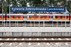 peron, POIiŚ 2014-2020, Małopolska, LK97, Kalwaria Zebrzydowska, Kalwaria Zebrzydowska Lanckorona, kolejowa zakopianka