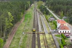 stacja, LK201, widok z lotu ptaka, Lipowa Tucholska