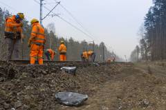 Toszek, Rudziniec Gliwicki, Stare Koźle, PUN, wymiana toru, nowy tor