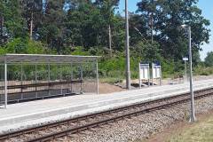 nowa wiata, przystanek, Ciemnice