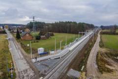 LK59, nowa infrastruktura pasażerska, nowy peron, Mierzęcin