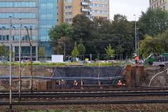 warszawska linia średnicowa, Warszawa Główna, nowa kładka, nowa infrastruktura, nowy wiadukt kolejowy