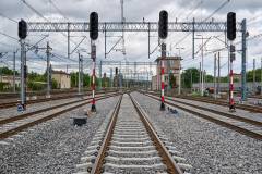 semafor, stacja, tor, KPO, Częstochowa Towarowa