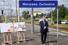 Warszawa Zachodnia, warszawski węzeł kolejowy, warszawska linia średnicowa, przebudowa peronu, Budimex