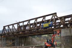 LK274, nowa sieć trakcyjna, prace, Marciszów, Sędzisław, most nad Bobrem