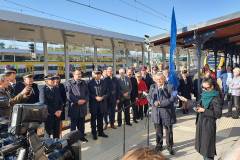 E30, Adamczyk Andrzej, briefing prasowy, Kolej Krakowsko-Górnośląska, rocznica