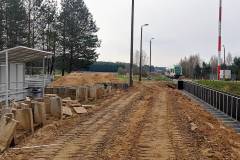 pociąg, prace budowlane, nowa infrastruktura, Gliniszcze