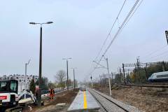 LK7, nowy przystanek, prace budowlane, nowa infrastruktura, Warszawa Grochów