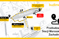 Warszawa Zachodnia, warszawska linia średnicowa, mapa, nowa stacja, nowa infrastruktura pasażerska, nowa infrastruktura