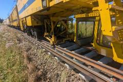 LK274, tor, Dolny Śląsk, Jelenia Góra, PUN, maszyna, nowy tor, LK204, nowy tłuczeń, Stara Kamienica