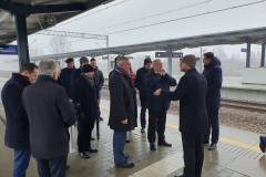 stacja, E30, Kraków Bieżanów, Adamczyk Andrzej, briefing prasowy, nowa infrastruktura, Skubiszyński Mirosław