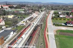 stacja, pociąg, nowa wiata, nowy peron, Stary Sącz