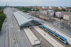 stacja, wiata, LK131, Bytom, widok z lotu ptaka