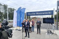 stacja, Ożarów Mazowiecki, briefing prasowy, nowa winda, Bittel Andrzej, nowa infrastruktura, nowy peron