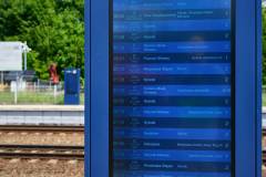 informacja pasażerska, śląskie, Żory, wyświetlacz, KPO, nowy wyświetlacz, CSDIP