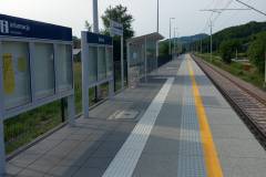 nowy przystanek, nowe oznakowanie, nowy peron, Barcicie