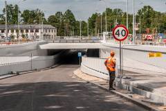 linia kolejowa, tunel, droga, budowa, Sulejówek, robotnik, Miasto Sulejówek, KPO, wąskie gardło, ulica