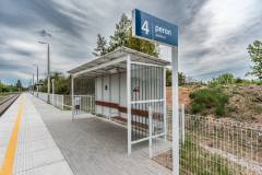 peron, linia kolejowa, stacja, wiata, Hajnówka, KPO, wąskie gardło