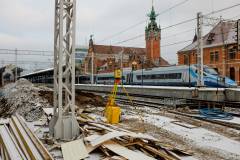 POIiŚ 2014-2020, tunel, Gdańsk Główny, budowa peronu, modernizacja stacji