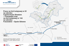 infografika, Częstochowa Stradom, skrócenie czasu podróży, Opole, 160 km/h