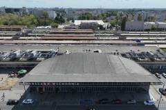 stacja, Warszawa Wschodnia, widok z góry
