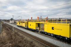 nowy wiadukt, Zebrzydowice, LK93, nowy tor, Zabrzeg, nowy peron, nowy most