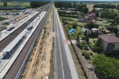 E75, Rail Baltica, tunel, Baciuty, nowa infrastruktura, widok z lotu ptaka