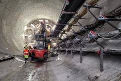 TBM, Święta Katarzyna, tarcza, drążenie tunelu kolejowego