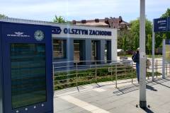 nowy przystanek, Olsztyn Zachodni, nowa infrastruktura, nowy wyświetlacz