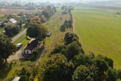 Kętrzyn, przystanek, widok z lotu ptaka