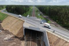 Rail Baltica, wiadukt drogowy, Topór, nowy wiadukt drogowy