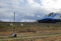 linia kolejowa, Pendolino, hałas, ochrona środowiska, laboratorium akustyczne, pomiar hałasu, mapa akustyczna