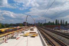 nowy przystanek, prace budowlane, nowa infrastruktura, Szczecińska Kolei Metropolitarna, Szczecin Łasztownia