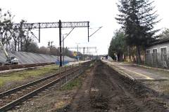 sieć trakcyjna, stacja, LK25, tłuczeń, prace budowlane, LK78, LK74, nowy tor, nowy obiekt inżynieryjny, Targorzeg, nowy przejazd kolejowo-drogowy