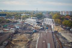 nowy wiadukt, nowy tor, katowicki węzeł kolejowy, nowy peron