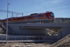 Ełk, pociąg, nowy przejazd, nowa infrastruktura, nowe skrzyżowanie bezkolizyjne