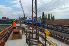 nowy przystanek, prace budowlane, nowa infrastruktura, Szczecińska Kolei Metropolitarna, Szczecin Łasztownia