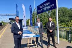 umowa, briefing prasowy, przystanek, Klimczak Dariusz, Wyborski Piotr, Warszawa Ursus Północny