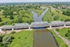 most, Trzebinia, Oświęcim, monitoring inwestycji kolejowych, dron