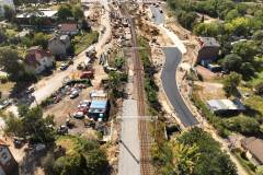 stacja, nowa infrastruktura, widok z lotu ptaka, nowy peron, Gliwice Łabędy