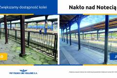 infografika, stacja, nowe przejście podziemne, nowa winda, Program Przystankowy, Nakło nad Notecią